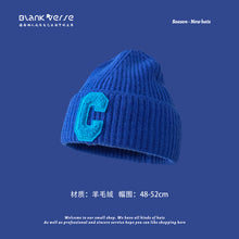 Lade das Bild in den Galerie-Viewer, Warm Winter Knit Beanie Hats Autumn and Winter Korean Style Fashion Windproof Woolen Cap Women Unisex