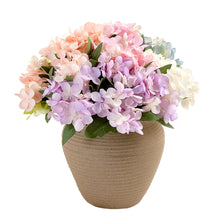 Load image into Gallery viewer, 3Pcs Small Handle Shui Yang Hydrangea Artificial Fake Flower Plants Home Decoration Wedding Bouquet