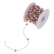 Load image into Gallery viewer, 2PCs Christmas Wedding Party Packing Materials 8£«3mm Gold Silver Plating Bead Necklace Strings