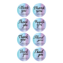 Load image into Gallery viewer, 3x500pcs Xmas Christmas Stickers Roll Label 8 Design Wedding Decoration Thank You Laser Baking Candy Tape