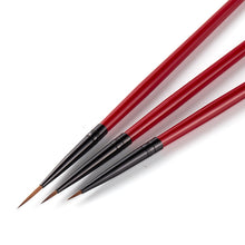 Lade das Bild in den Galerie-Viewer, Nail Art Sculpture Pen 3PCs Fine Brush Nail Polish Carving Brush Dotting Tools