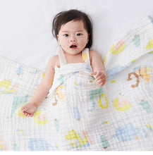 Load image into Gallery viewer, 105*105cm born Bath Towel Cotton Gauze Blanket Quilt Absorbent Children's Bath Towel