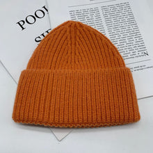 Load image into Gallery viewer, Warm Winter Knit Beanie Hats Women's Autumn Wool Men's Pointed Korean Style Pullover Unisex