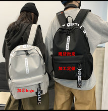 Lade das Bild in den Galerie-Viewer, Backpack Word Campus Middle School Students Mori Style Harajuku Trendy Travel Men Women s shoulder bag
