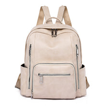 Load image into Gallery viewer, Backpack Korean Style Simple Trendy Bag Soft Leather Casual Fashion Travel Large Capacity Schoolbag
