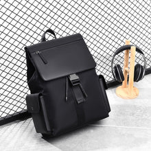 Lade das Bild in den Galerie-Viewer, Backpack men business shoulder bag Computer Bag Pu