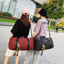 Lade das Bild in den Galerie-Viewer, Backpack Women Men Portable Shoes Large Capacity Sports Luggage Gym shoulder bag