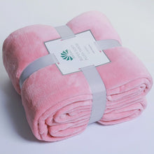 Load image into Gallery viewer, Four Seasons Blanket Coral Fleece Flannel Blanket Nap Blanket Air Conditioning Bed Sheet Summer Thin Duvet
