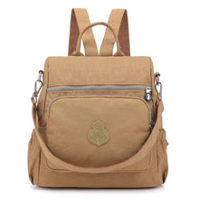 Lade das Bild in den Galerie-Viewer, Ladies Backpack Portable Women's Bag Anti-Theft Nylon Bag Waterproof Nylon Bag