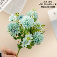 Load image into Gallery viewer, 2pcs 7-Head Oil Painting Tip Chrysanthemum Artificial Fake Flower Plants Home Decoration Wedding Bouquet