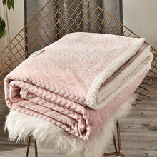 Load image into Gallery viewer, Winter Thickened Double-Layer Shell Velvet Blanket Quilt Cover Flannel Milk Fiber Fleece Cover Blanket