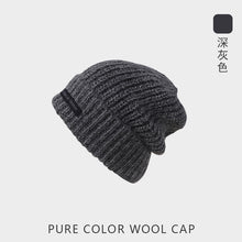 Lade das Bild in den Galerie-Viewer, Warm Winter Knit Beanie Hats Wool Hat Men 'S And Women 'S Japanese Closed Toe Autumn Unisex