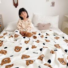 Load image into Gallery viewer, Double-Sided Velvet A- Sided Milk Velvet Blanket B- Sided Berber Fleece Blanket Velvet Blanket Sub-Children's Blanket