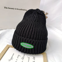 Load image into Gallery viewer, Warm Winter Knit Beanie Hats Korean Wool All-Match Pink Solid Color Unisex