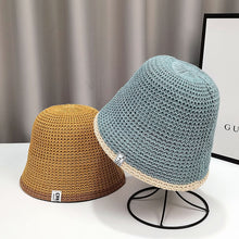 Lade das Bild in den Galerie-Viewer, Warm Winter Knit Beanie Hats Hat Women Korean Style Spring and Summer Street Bucket Fashion Casual Breathable Unisex