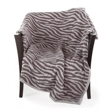 Lade das Bild in den Galerie-Viewer, Fleece Woolen Blanket Children's Knitted Leopard Blanket Fleece-Lined Knitting Leopard Blanket Dream Cover Blanket