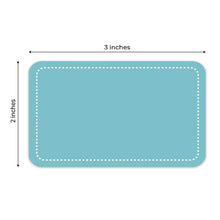 Lade das Bild in den Galerie-Viewer, 2x500pcs Christmas Xmas Blue 50 * 25mm Blank Logo Sticker Labels tape