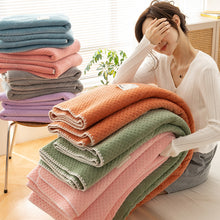 Load image into Gallery viewer, Waffle Blanket Export Multifunctional Blanket Office Nap Blanket