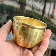 Load image into Gallery viewer, Ashtray Brass Laser Engraving Baifu Font Study Living Room Decoration Home Ashtray