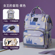 Lade das Bild in den Galerie-Viewer, Backpack Large Capacity Waterproof Portable Baby Diaper Bag TikTok Maternity Mom Bag