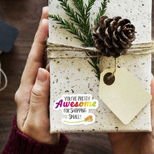 Load image into Gallery viewer, 2x500pcs Christmas Xmas Special-Shaped YOU'RE Pretty Awesome For Shopping Small Stickers Stickers tape