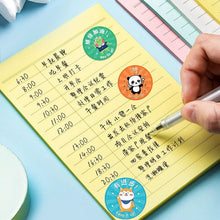 Load image into Gallery viewer, 2x500pcs Christmas Xmas Little Red Flower Thumb Heart Crown Cute Cat Animal Cartoon Stationery Stickers tape