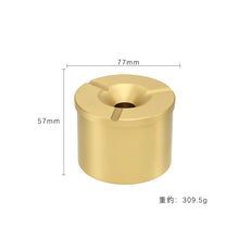 Lade das Bild in den Galerie-Viewer, Ashtray Personalized Creative Home Office Anti-Gray Engraved Logo Pure Brass Ashtray