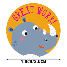 Load image into Gallery viewer, 2x500pcs Xmas Christmas Stickers Roll Label School Season Student Children's Award Incentive Toy Sealing