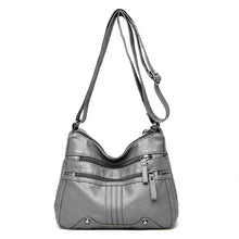 Load image into Gallery viewer, Backpack Shoulder Messenger for Middle-Aged Casual Ladies Multi-Compartment Women shoulder bag