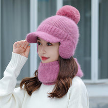 Lade das Bild in den Galerie-Viewer, Warm Winter Knit Beanie Hats Women's Korean-Style Student Wool Ear Protection Cold-Proof Unisex