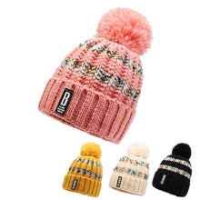 Lade das Bild in den Galerie-Viewer, Warm Winter Knit Beanie Hats Winter Wool Korean Warm Fleece-Lined Thickened Earflaps Women Unisex