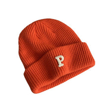 Lade das Bild in den Galerie-Viewer, Warm Winter Knit Beanie Hats Letter Wool Women Autumn And Winter Korean Style Ins Tide Warm All-Matching Unisex