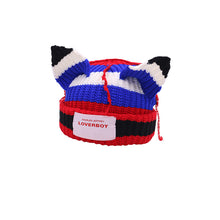 Load image into Gallery viewer, Warm Winter Knit Beanie Hats Cat Ear Wool Women Thickened Earflaps Slipover Unisex