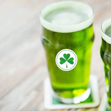 Load image into Gallery viewer, 2x500pcs Christmas Xmas St. Patrick's Day Four-Leaf Clover Irish Envelope Stationery Gift Sticker tape