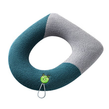 Load image into Gallery viewer, 3pcs Toilet Seat Cover Pads Thicker Zipper Cushion Knitted Ring O-Ring Universal