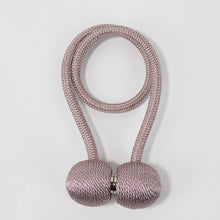 Load image into Gallery viewer, Simple Solid Color Earphone Curtain Magnetic Buckle Curtain Bandage Rope