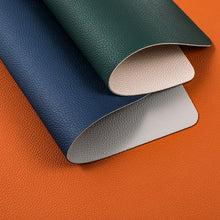 Load image into Gallery viewer, 2PCs Simple Positive and Negative Two-Color Leather Placemat Non-Slip Waterproof Insulation Household Restaurant