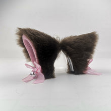 Lade das Bild in den Galerie-Viewer, 2x Halloween Xmas Christmas Gifts Decoration Anime Party Cat Ears Barrettes Lolita Adult Lady like Woman Fox Bow