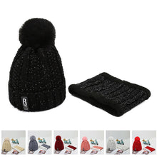 Lade das Bild in den Galerie-Viewer, Warm Winter Knit Beanie Hats Men's and Women's Fur Ball Cold-Resistant Ear Protection Casual Unisex