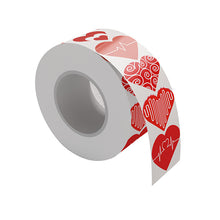 Load image into Gallery viewer, 2x500pcs Christmas Xmas Love Valentine 'S Day Valentine 'S Day Sticker I Love You Label tape