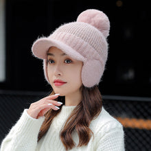 Lade das Bild in den Galerie-Viewer, Warm Winter Knit Beanie Hats Women's Korean-Style Student Wool Ear Protection Cold-Proof Unisex