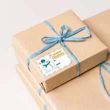 Lade das Bild in den Galerie-Viewer, 250PCs 6 Designs Square Merry Christmas Christmas Stickers Gift Tags tape