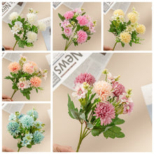 Load image into Gallery viewer, 2pcs 7-Head Oil Painting Tip Chrysanthemum Artificial Fake Flower Plants Home Decoration Wedding Bouquet