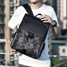 Lade das Bild in den Galerie-Viewer, Backpack men business shoulder bag Computer Bag Pu