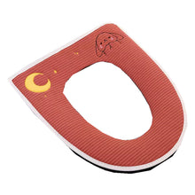 Load image into Gallery viewer, 3pcs Toilet Seat Cover Pads Cushion Cushion Household Waterproof Cute Zipper Thicker Fleece