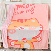 Load image into Gallery viewer, Baby Quilt Comfort Woolen Blanket Blanket Autumn Thin Nap Blanket Baby Autumn and Winter