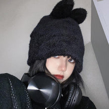 Lade das Bild in den Galerie-Viewer, Warm Winter Knit Beanie Hats Wool Cute Sweet Girl Unisex