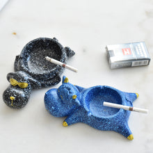 Load image into Gallery viewer, Ashtray Cartoon Cow Cute Creative Social Dog Prevent Fly Ash Cylinder Resin Ashtray