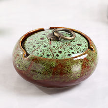 Lade das Bild in den Galerie-Viewer, Ashtray Northern Ceramic Home Simple Stylish Lid Windproof Ceramic Trend