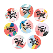 Load image into Gallery viewer, 2x500pcs Christmas Xmas 8 Pattern Thank You Stickers Gift Envelope Sealing Self-Adhesive Labels tape